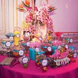 dessert candy display Bar Mitzvah